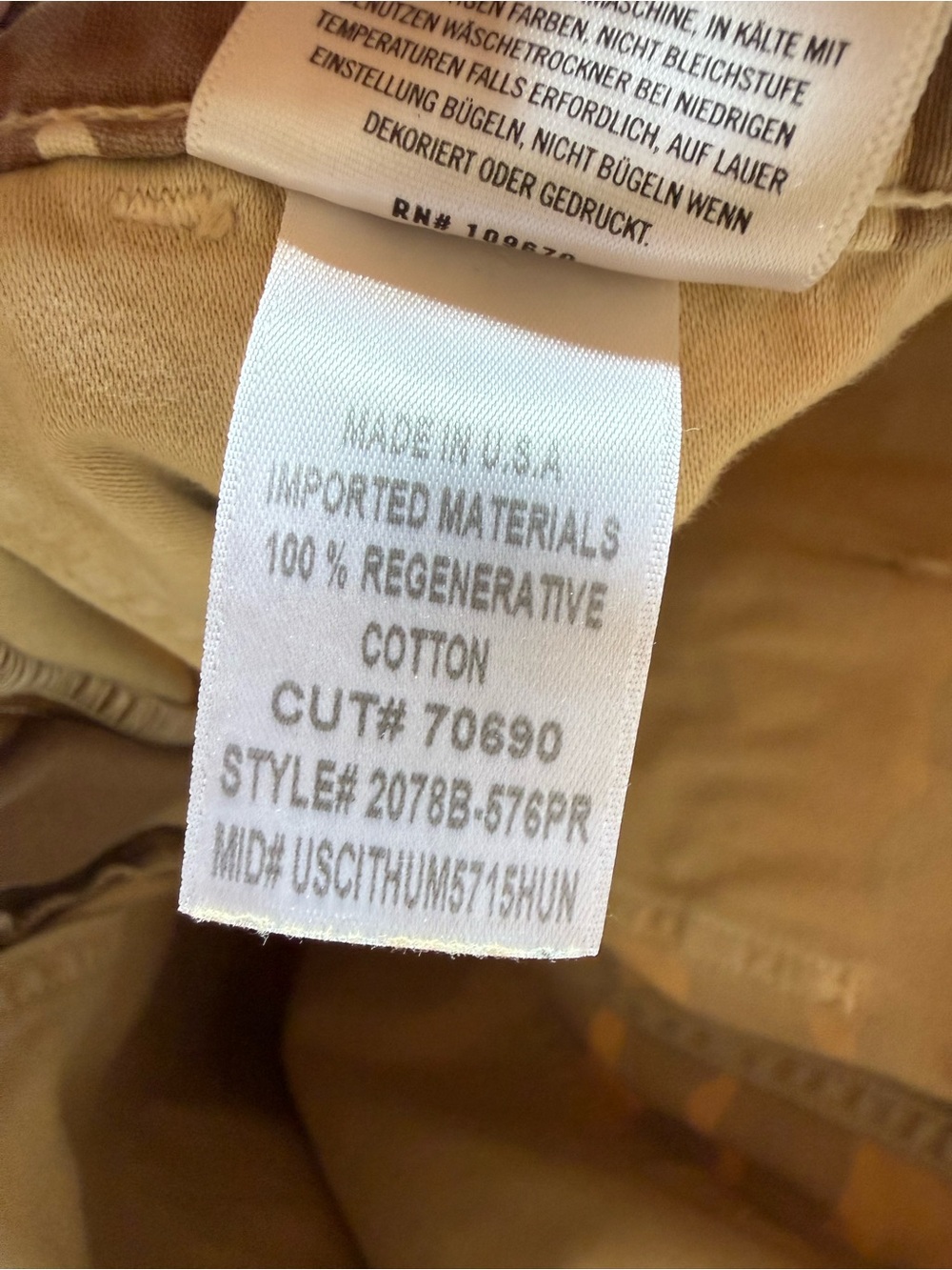 Citizens of Humanity camo pants - Picture 7 of 7
